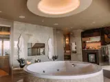 luxury bathroom in brisbane seaside hotel